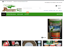 Tablet Screenshot of horseshoemountainfarms.com